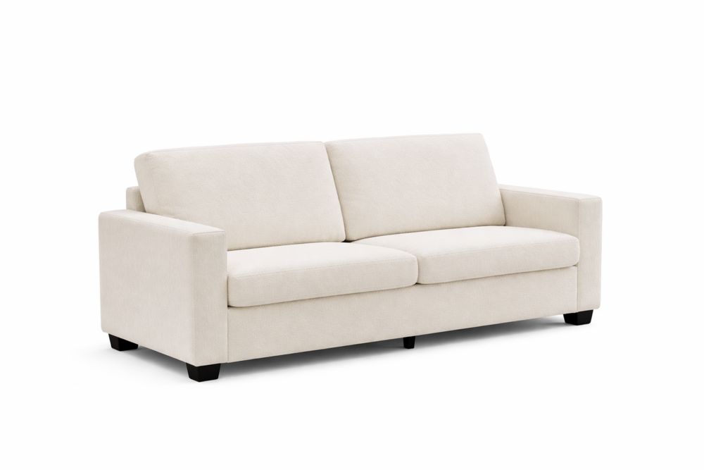 Canapé 2 Places Tissu Beige