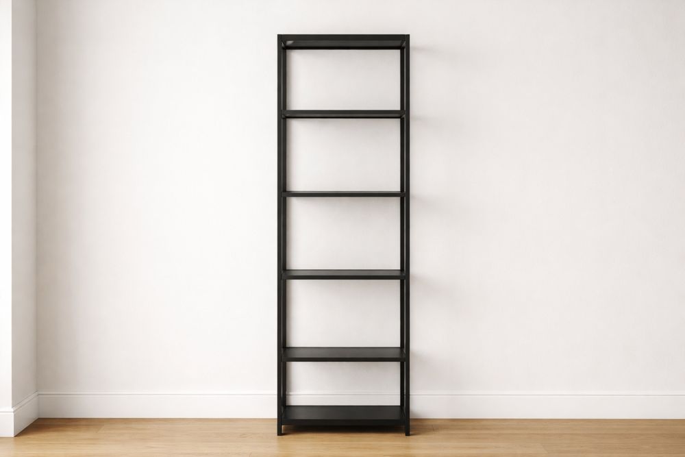 Étagère en métal noir 5 niveaux