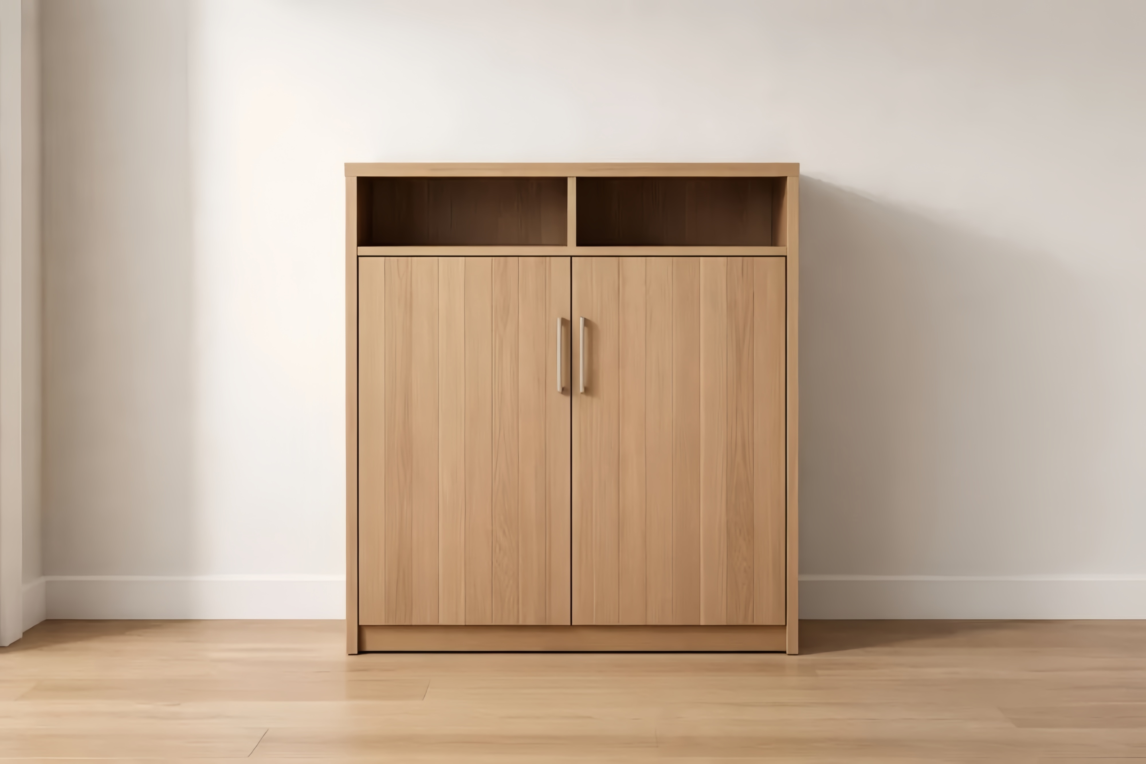 Meubles de rangement en bois avec étagère ouverte 100x40x120 cm