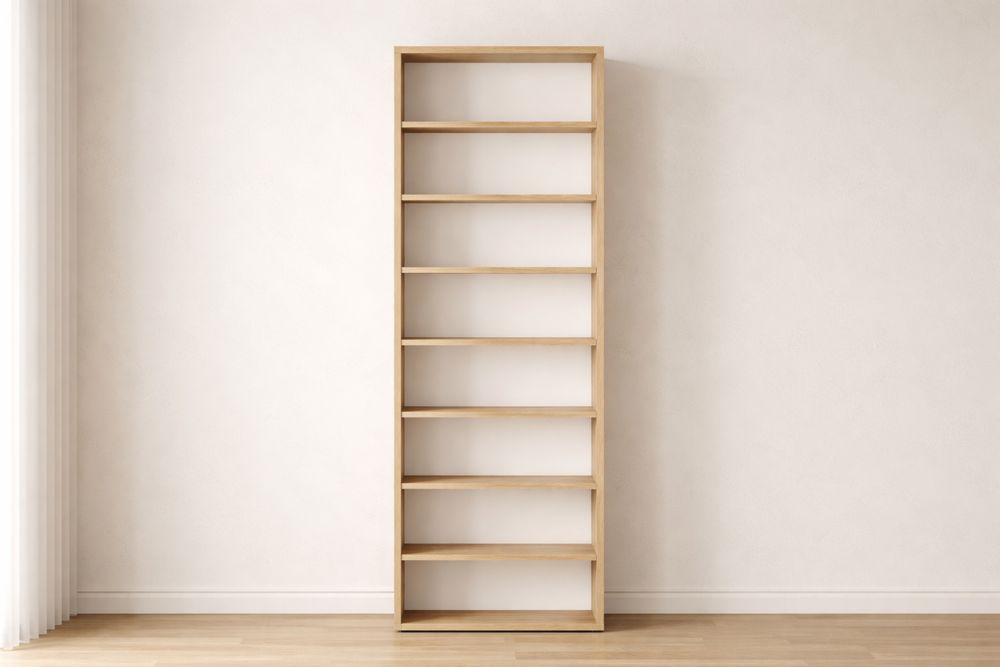 Étagère en bois 8 niveaux Chêne clair 180x60x24 cm