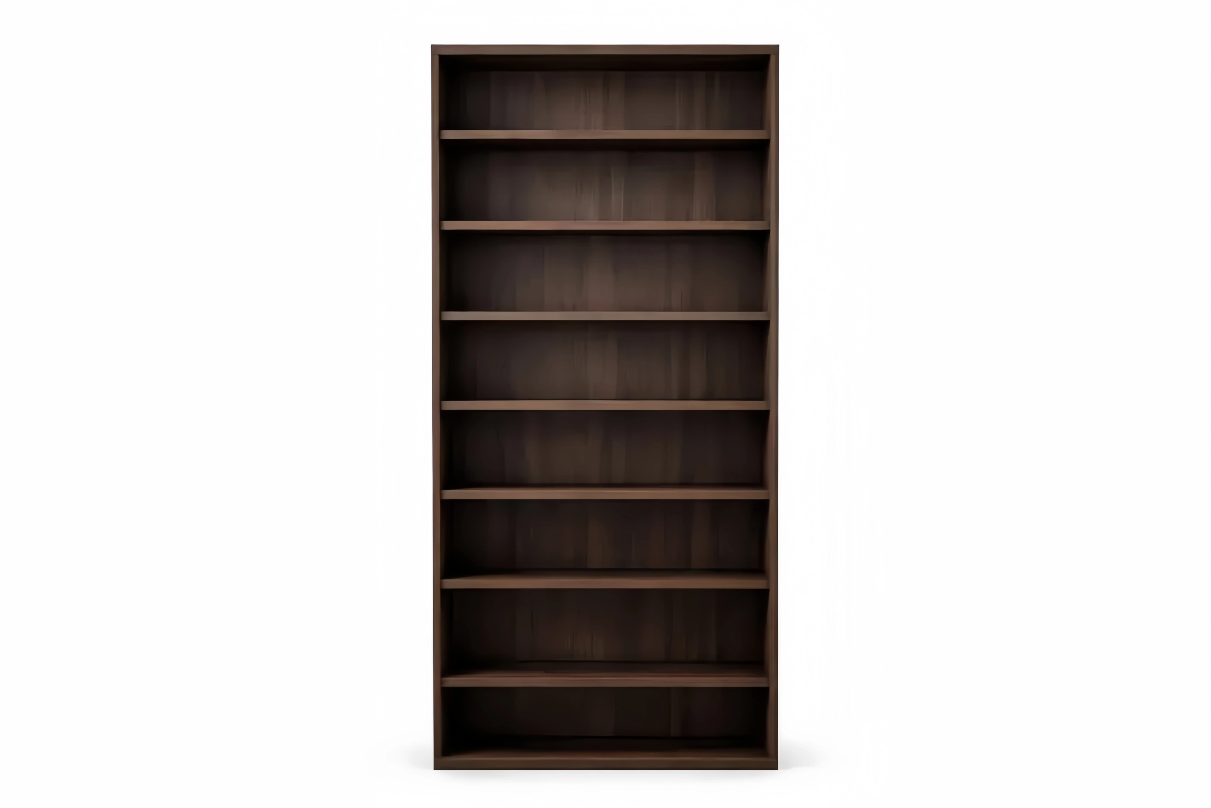 Étagère bibliothèque en MDF Noyer foncé