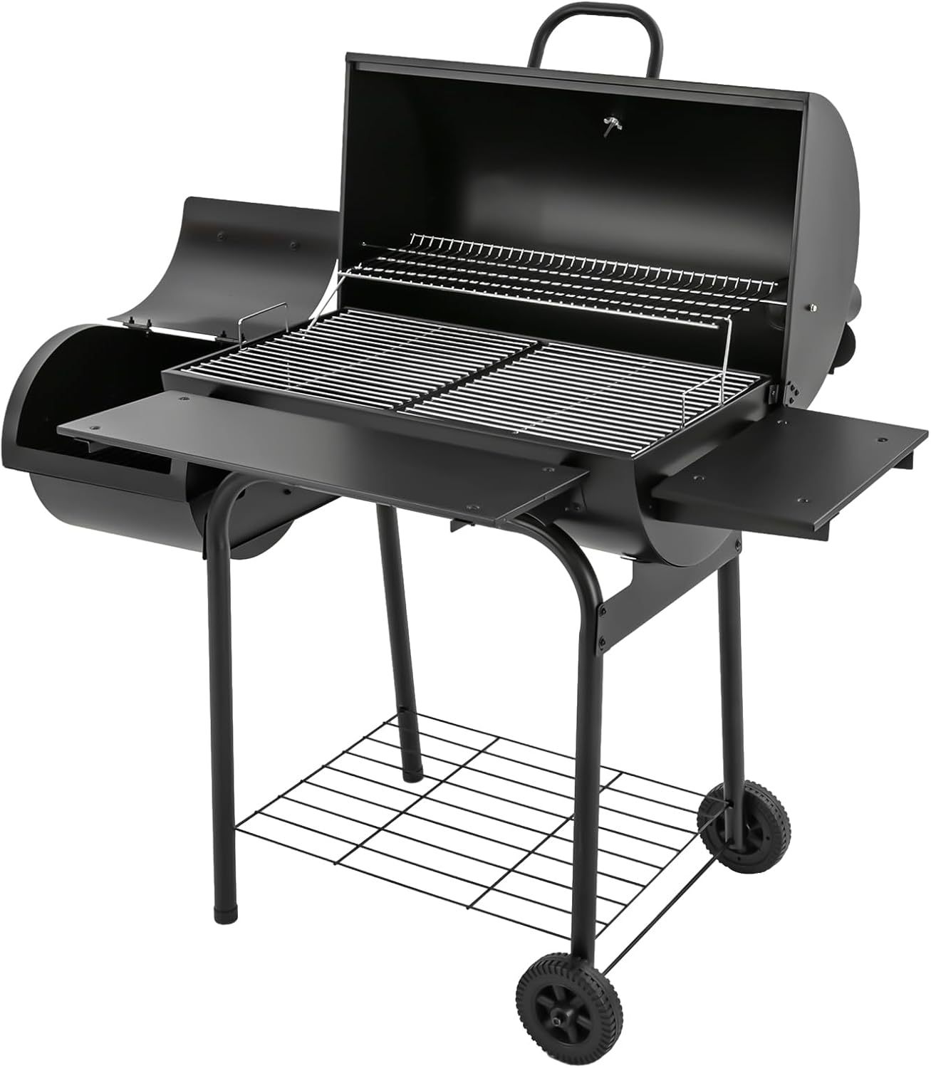 Barbacoa de carbón vegetal, 147 x 70 x 126 cm, barbacoa para barbacoa, barbacoa de carbón vegetal, barbacoa de carbón para jardín, barbacoa para fiestas, camping, jardín