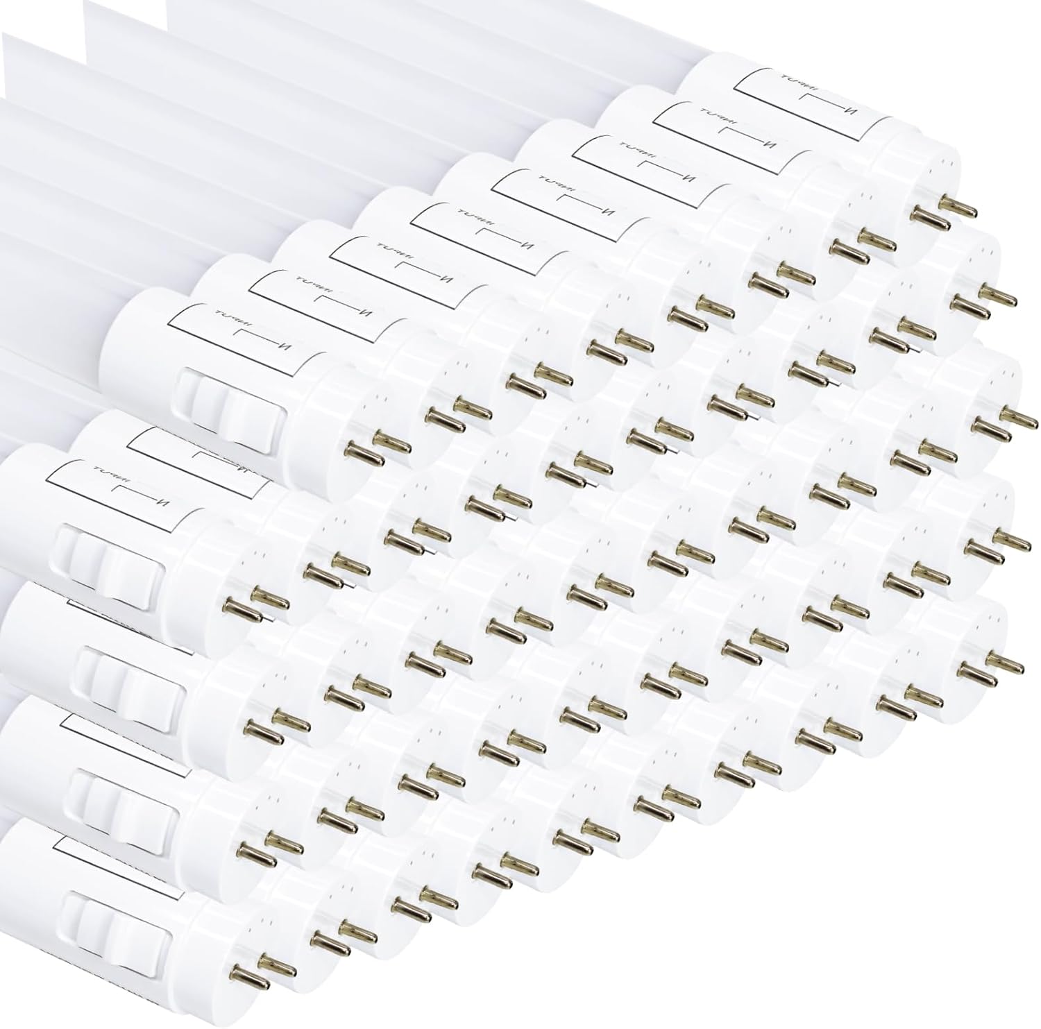 LED ATOMANT Pack 48x Tubo LED 120cm 18W, CCT (Selector de Color Blanco Calido, Neutro y Frio), 2200 Lumenes, Cebador LED incluido, T8 Standard