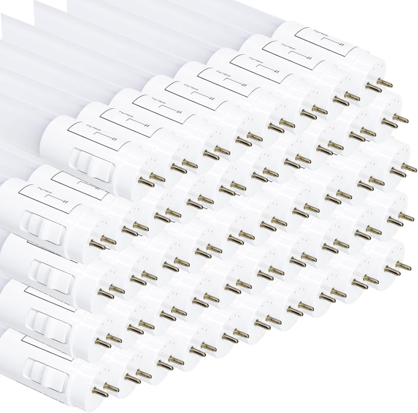 LED ATOMANT Pack 48x Tubo LED 120cm 18W, CCT (Selector de Color Blanco Calido, Neutro y Frio), 2200 Lumenes, Cebador LED incluido, T8 Standard