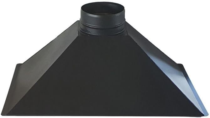 Campana para barbacoa chimenea L 87 x P 48,5 x H 35 cm (Diámetro salida de humos 200 mm)