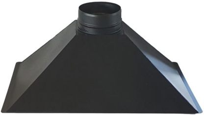 Campana para barbacoa chimenea L 87 x P 48,5 x H 35 cm (Diámetro salida de humos 200 mm)