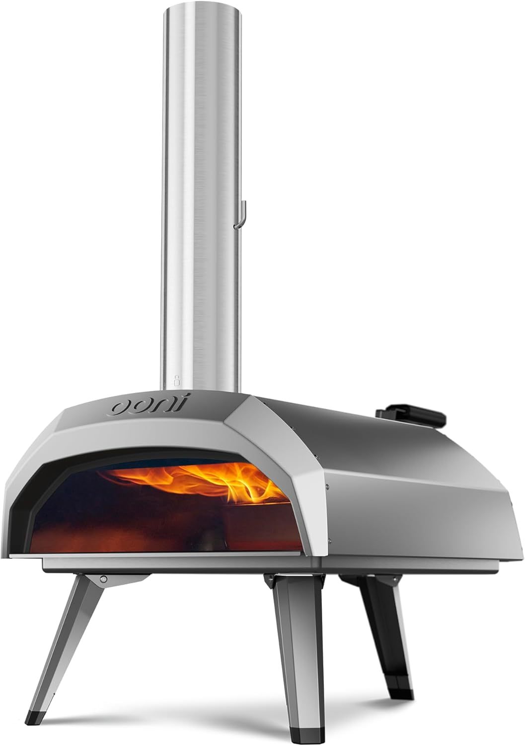 Ooni Karu 12 horno de pizza multicombustible - Horno de pizza al aire libre - Horno de pizza portátil para leña/gas o carbón vegetal - Horno de pizza para pizza auténtica horneada sobre piedra