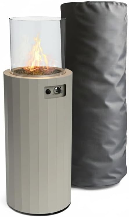 Chimenea de Gas Exterior BINO - Calentador portátil para jardín y terraza