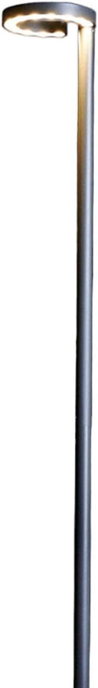 LED Farola exterior 'Jannis' (Moderno) en Negro hecho de Aluminio (12 llamas, A+) de Lucande | candelabro, lámpara para exterior