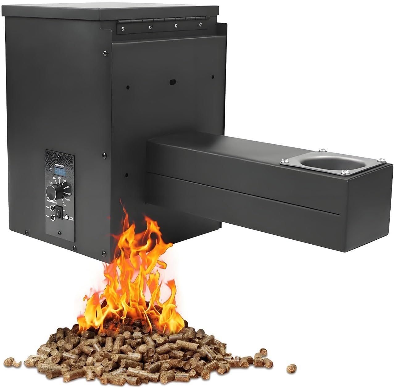 Parrilla ahumadora eléctrica de pellets de Madera de 250 W para Bricolaje, Kit de conversión para máquina de pellets, para Barbacoa, Ahumado, horneado, asado y estofado.