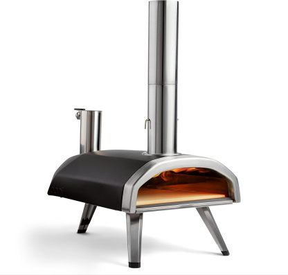 Horno pizza Ooni Fyra 12: horno leña de jardin, horno portatil liviano, horno de leña de exterior para pizzas