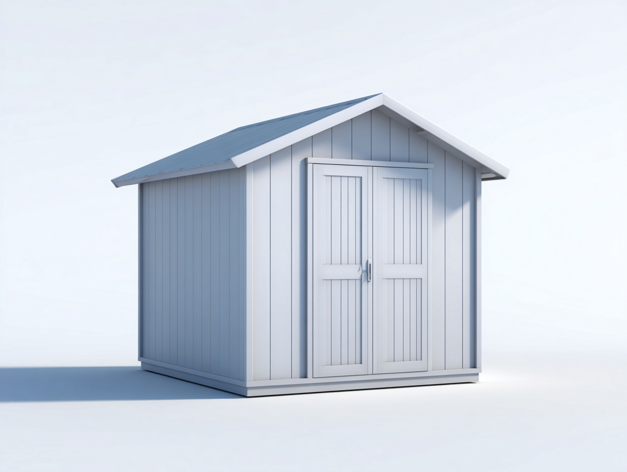 Casetas de jardín-madera tratada-230x170x205 cm-gris claro-moderno-Denuppad