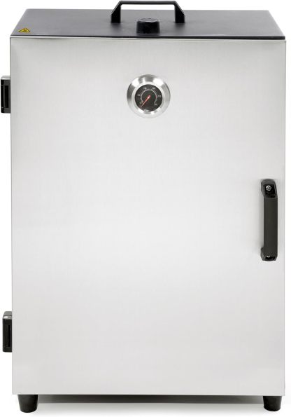 MBH - Ahumador de Alimentos Eléctrico Profesional de Acero Inoxidable con Termostato para Hostelería. Máquina para Ahumar Carne, Pescado y Queso en Cocina Industrial.