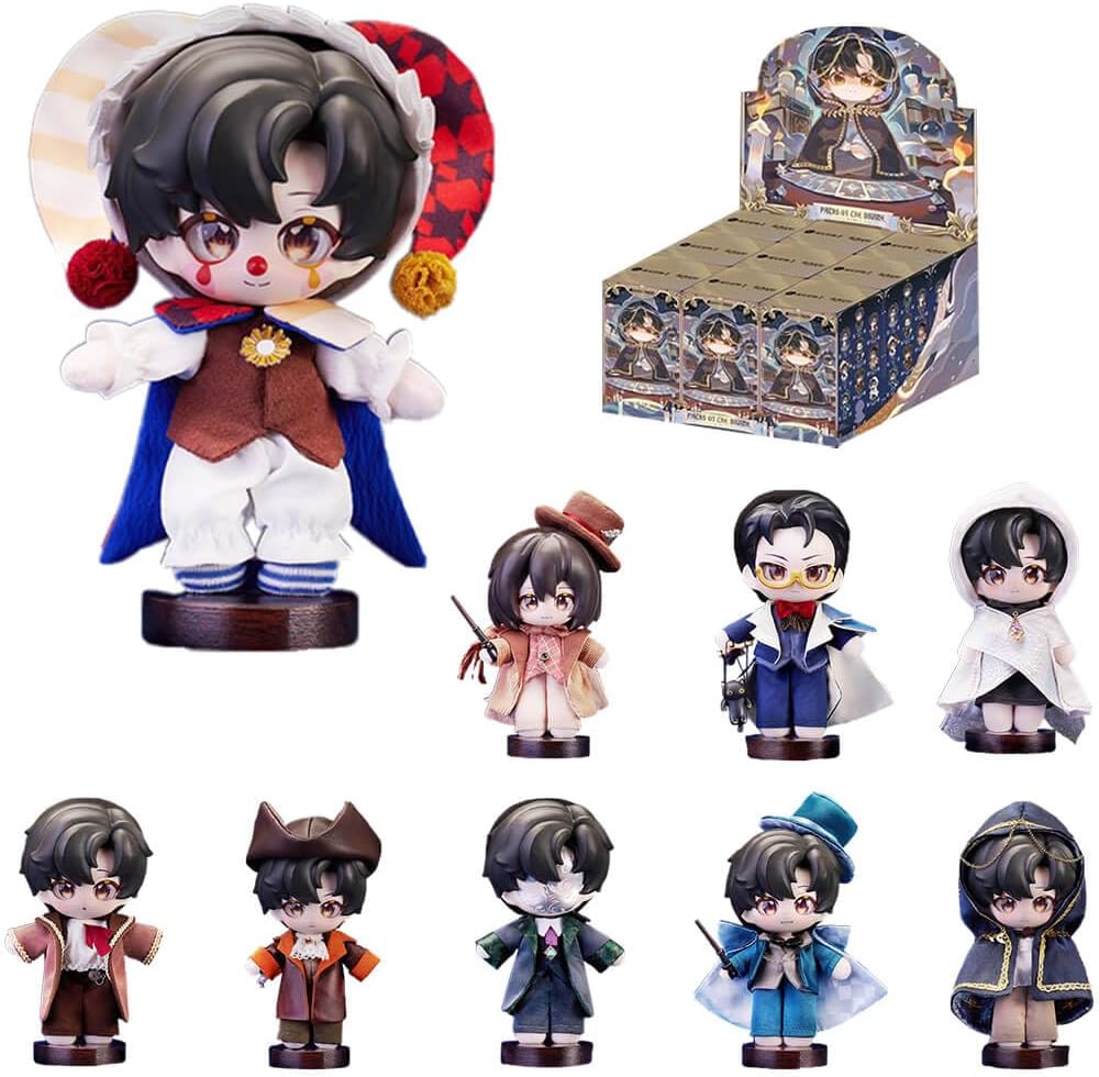 niannyyhouse Lord of Mysteries Series - Colgante coleccionable de caja ciega de felpa, 5.9 pulgadas, lindas figuras de personajes, regalo de cumpleaños (9 piezas)-Sofagethut