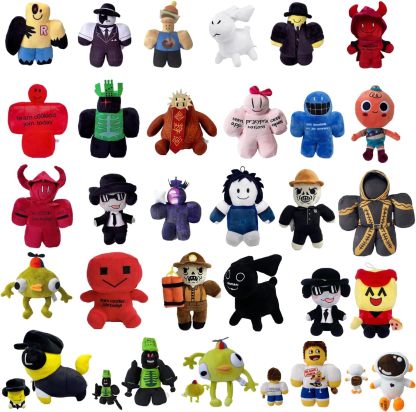 Peluche Estilo Forsaken Gubby - Suave Muñeco, Lindo Personaje Roblox Peluche Regalo para Niños Niñas, Decoración Hogar Colección-Sofagethut