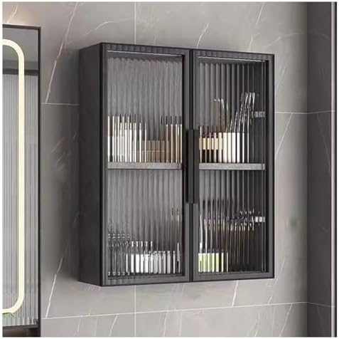 NZPOST Mueble de baño de Pared - Elegante Acabado d Almacenamiento Que Ahorra Espacio para baño, Sala de Estar y Cocina-Sofagethut