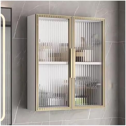 NZPOST Mueble de baño de Pared - Elegante Acabado d Almacenamiento Que Ahorra Espacio para baño, Sala de Estar y Cocina-Sofagethut