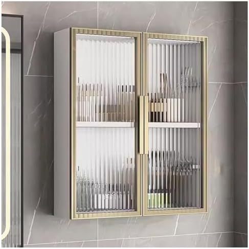 NZPOST Mueble de baño de Pared - Elegante Acabado d Almacenamiento Que Ahorra Espacio para baño, Sala de Estar y Cocina-Sofagethut