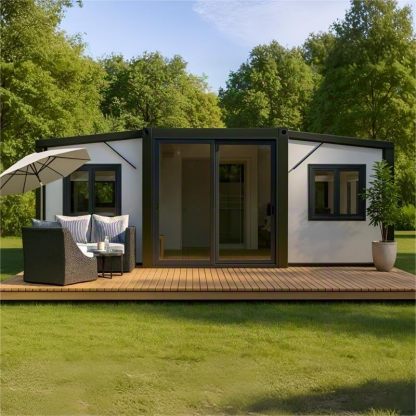 Personalización de pequeñas Casas prefabricadas de 20 pies/30 pies/40 pies, Casas pequeñas ampliables con Dormitorio, Cocina, baño y Casas contenedor-Sofagethut