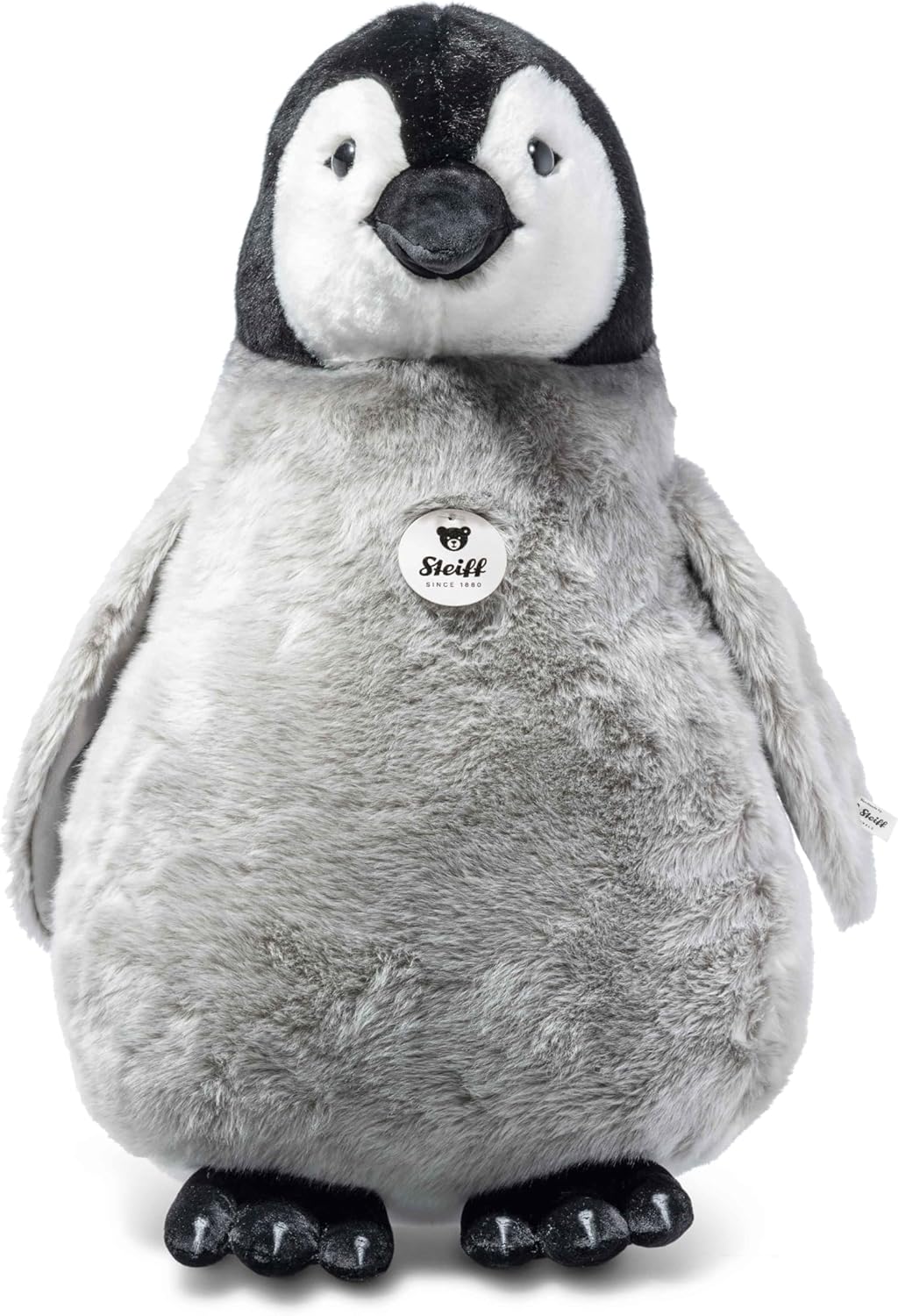 Steiff 075728 Flaps Flaps 075728 - Peluche con Ojos de plástico, 60 cm, Color Gris Claro-Sofagethut
