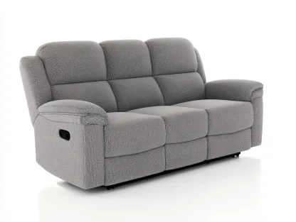 Sofás reclinables - tejido - 214x99x104 cm - Gris - Estilo moderno relax-Sofagethut