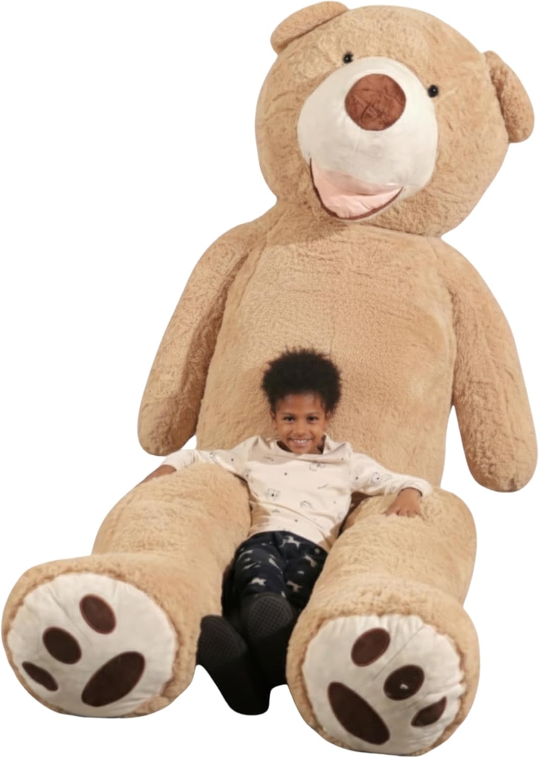 bananair - Oso Peluche Gigante 340 cm - Fabricado en Francia, Certificado CE - Ultra Suave y Esponjoso, Peluches Grandes de 130 a 340 cm, Abrazos Asegurados para Cumpleaños y Otras Celebraciones-Sofagethut