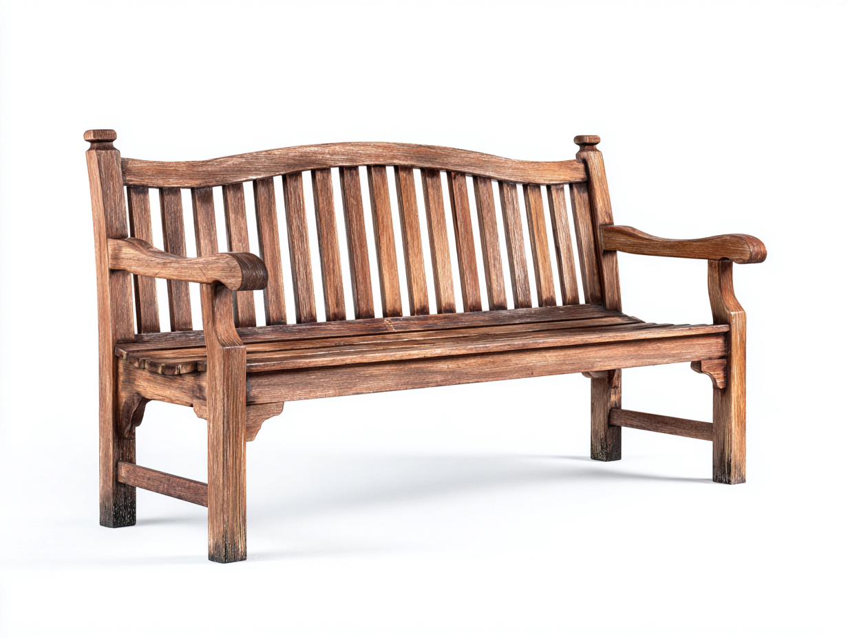 Bancos de jardín de madera 150x60x90cm - marrón - diseño clásico exterior-Sofagethut