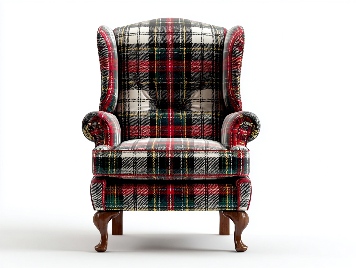 Fauteuil tissu 70x75x100 cm - Multicolore - Style classique pour intérieur-Homimylab