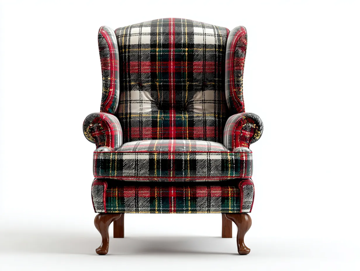 Fauteuil tissu 70x75x100 cm - Multicolore - Style classique pour intérieur-Homimylab