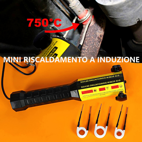 Kit riscaldatore a induzione magnetica per bulloni per autoveicoli, riscaldatore per utensili, riscaldatore a bobina di induzione, 10 bobine