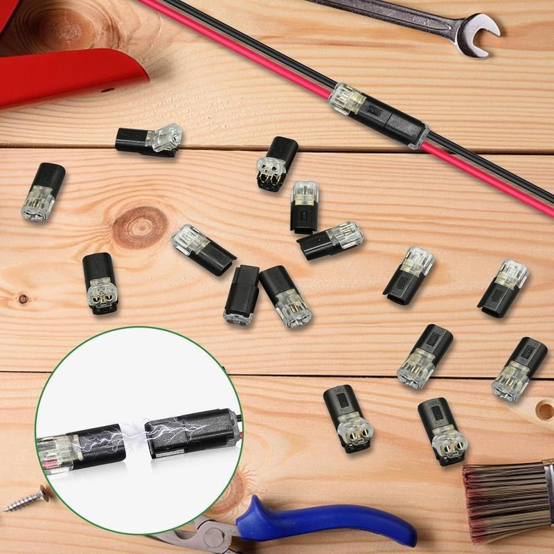 Pro-Grade LED Connectors: No Stripping, No Soldering