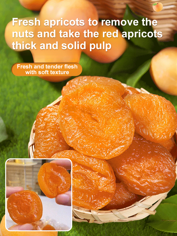 【Naturally Alkaline Snack】❤️Sweet and sour sugar-free dried apricots
