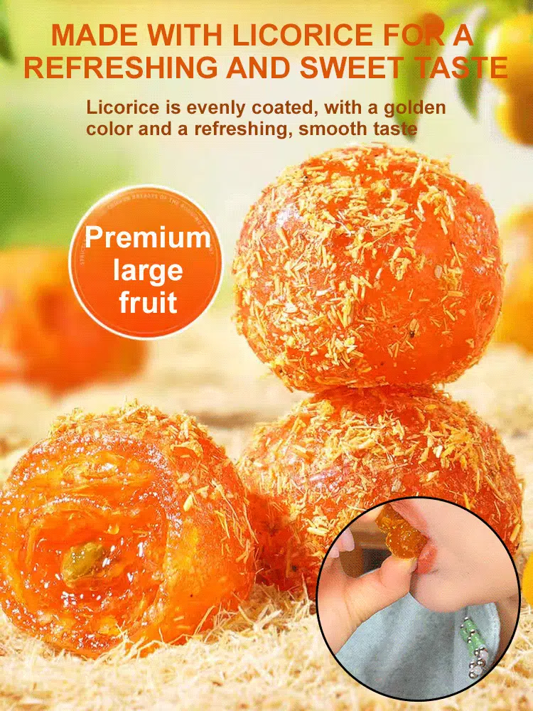 [Kumquat and Licorice Only] Antioxidant and Lung-Nourishing Dried Kumquat with Licorice