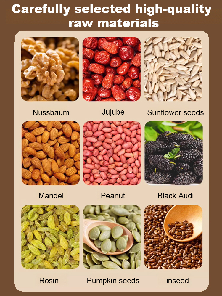 Mixed Nut Eight Treasure Handmade Quilted Cake. 0 preservatives added