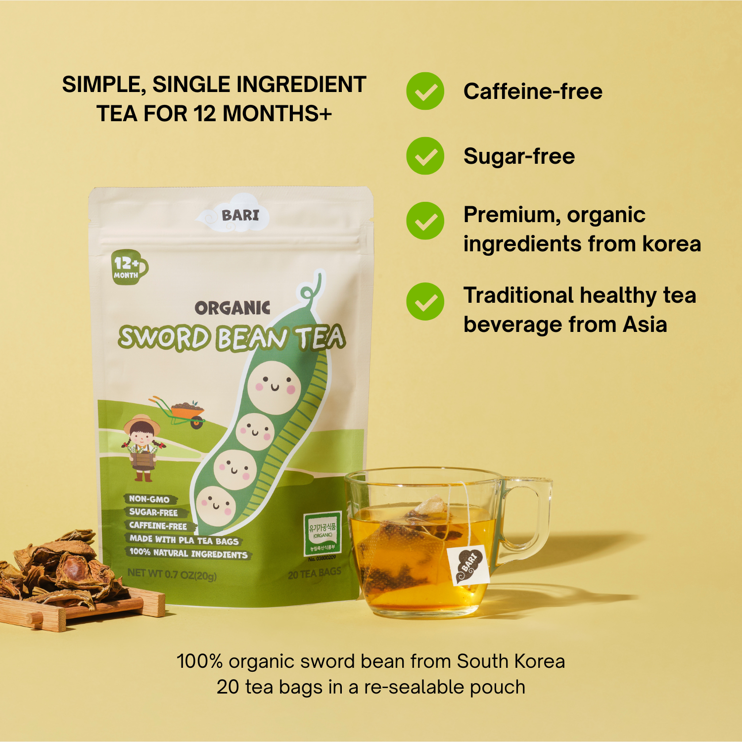 Organic Sword Bean Tea