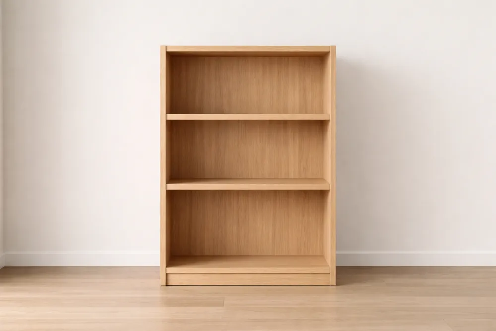 Étagère en Bois à Trois Niveaux Chêne Clair