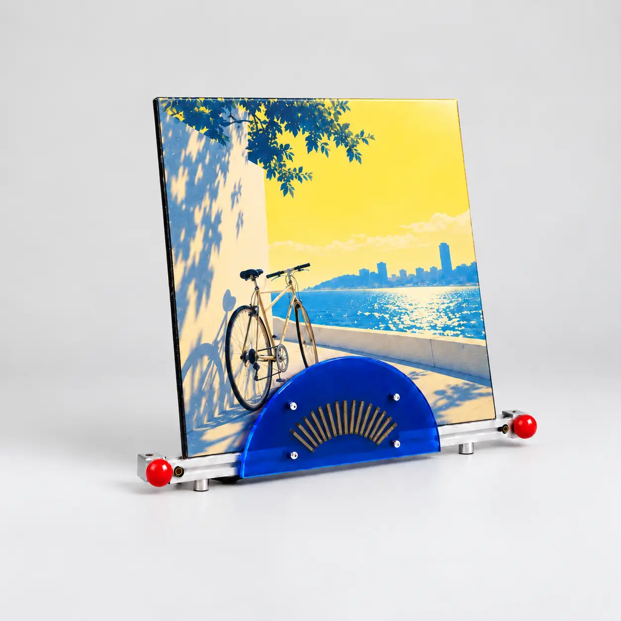 Audio-Reactive Now Playing Vinyl Record Display Stand