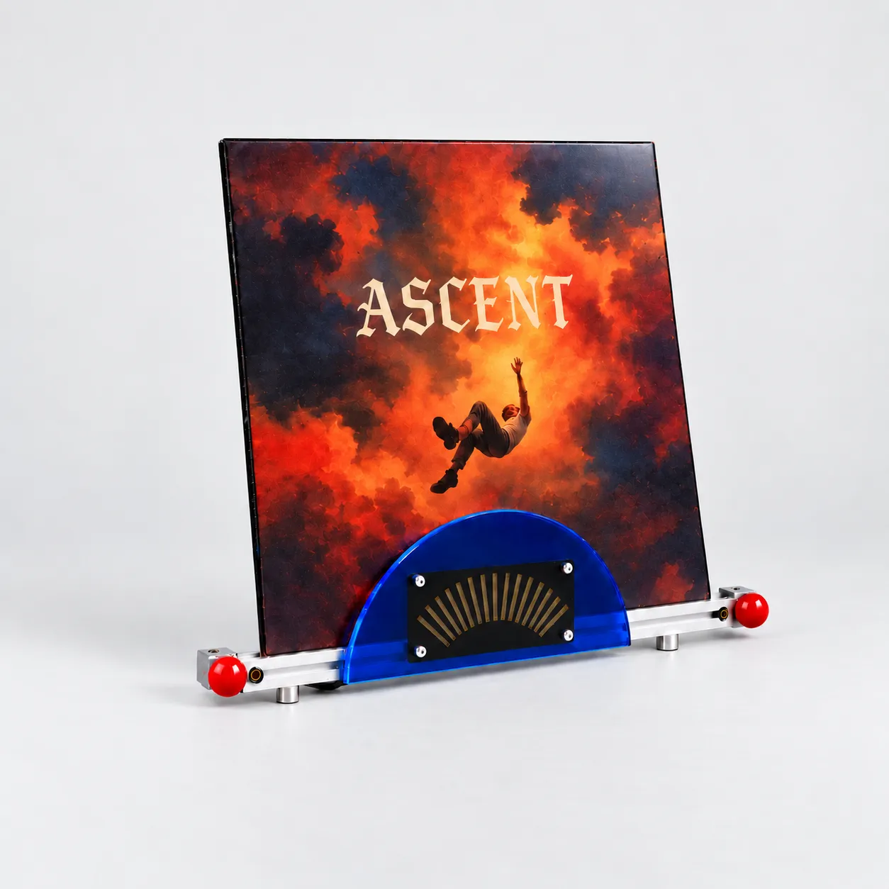 Audio-Reactive Now Playing Vinyl Record Display Stand