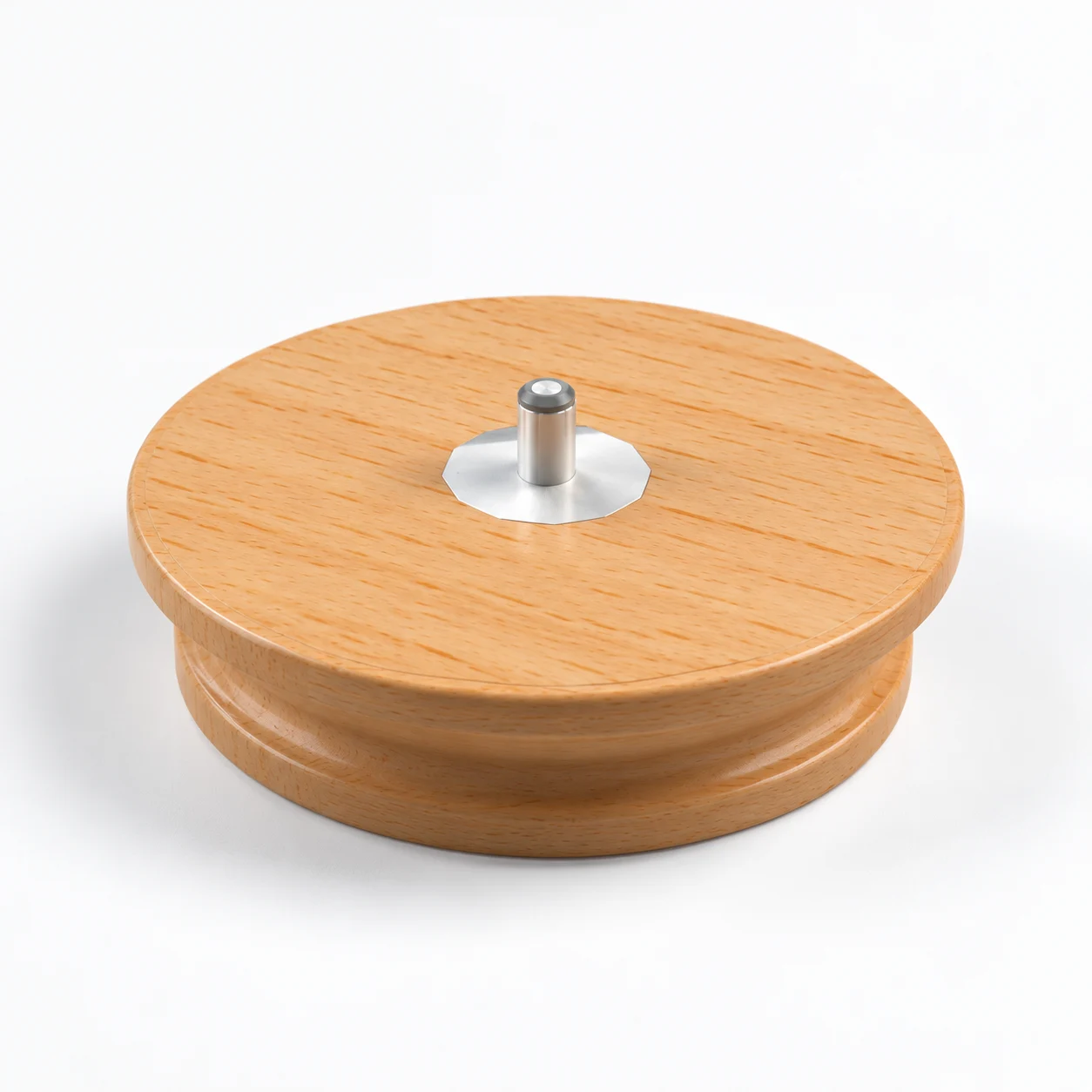 Wooden Vinyl Record Rest – Beechwood LP Cleaning Stand