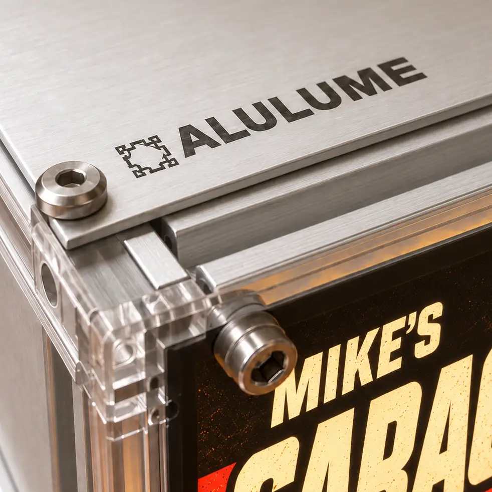 Personalized Garage Lightbox