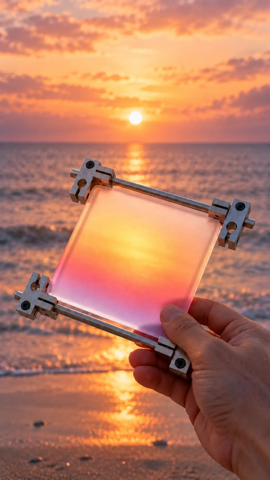 The complete collection of six Sunset Axis Coasters