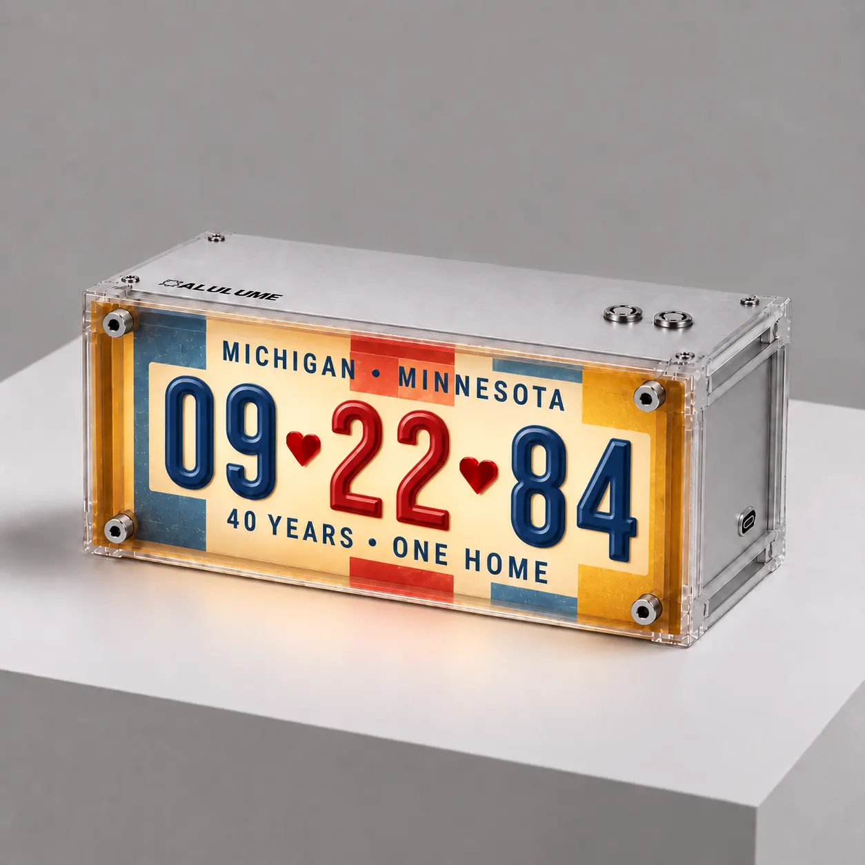 Personalized Anniversary Lightbox