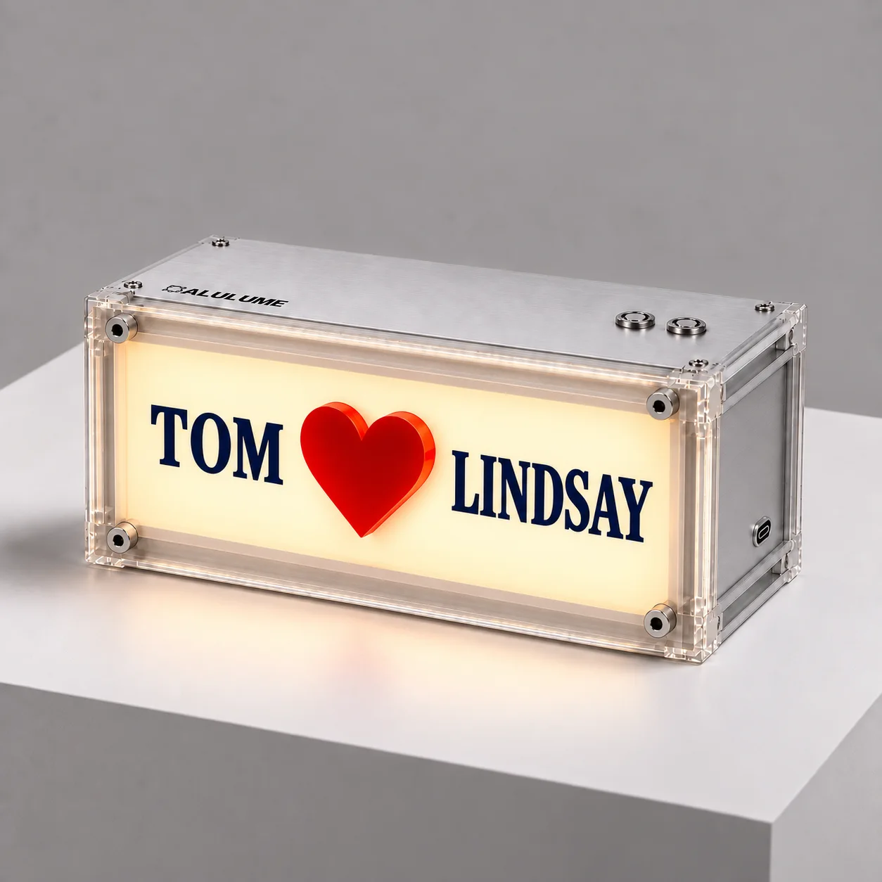 Personalized Anniversary Lightbox