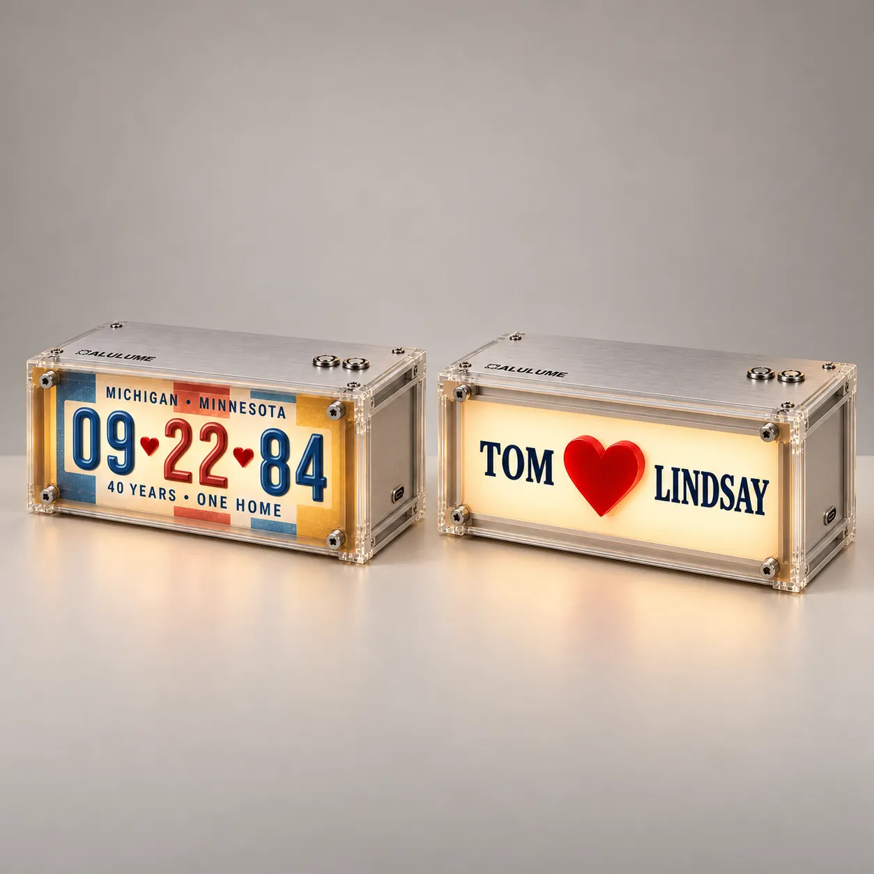 Personalized Anniversary Lightbox