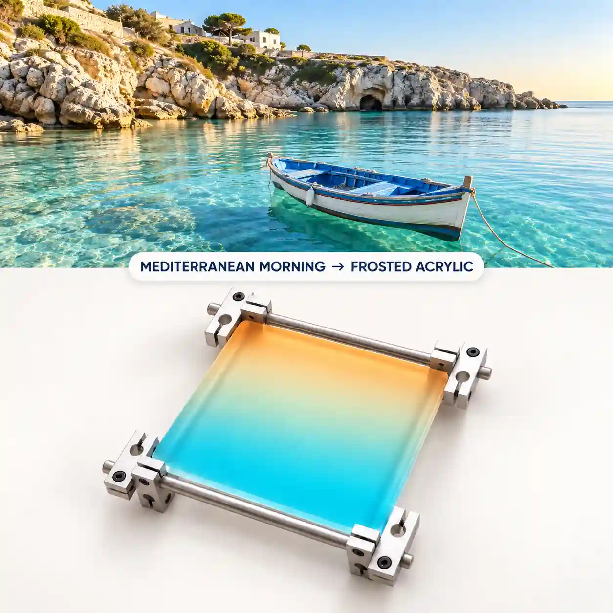 GRADIENT ACRYLIC COASTER SET