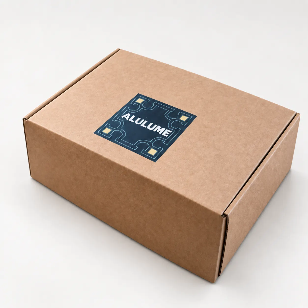 ALULUME gradient acrylic coaster packaging