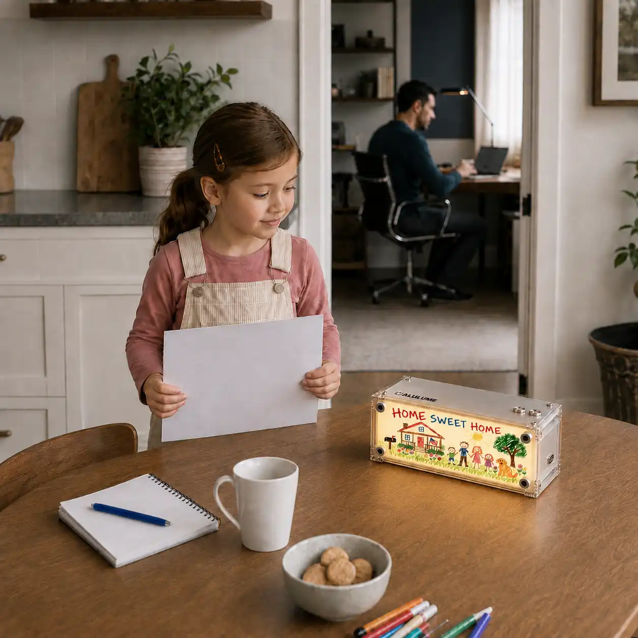 YOUR DRAWING, MADE LUMINOUS custom lightbox