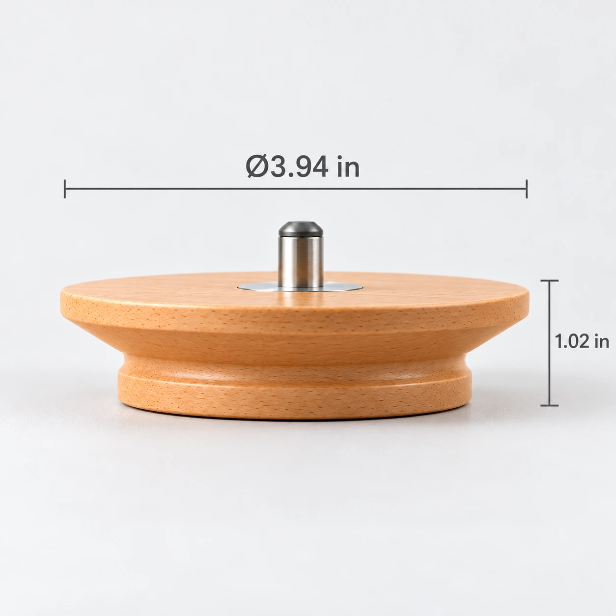 Wooden Vinyl Record Rest – Beechwood LP Cleaning Stand