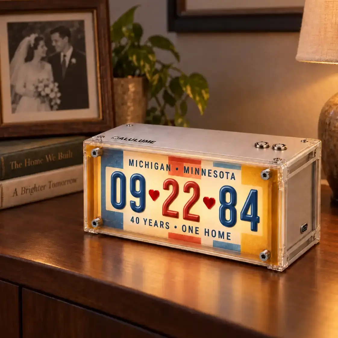 Personalized Anniversary Lightbox