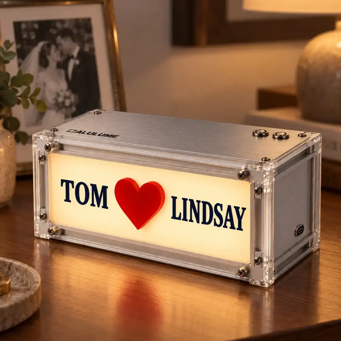 Personalized Anniversary Lightbox